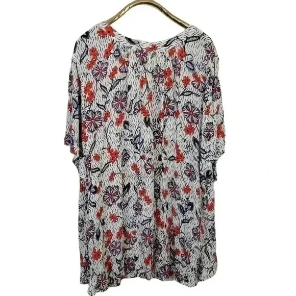 Roamans Plus Size Crinkle Tunic Blouse Top. Brand new size 36W - Picture 4 of 8